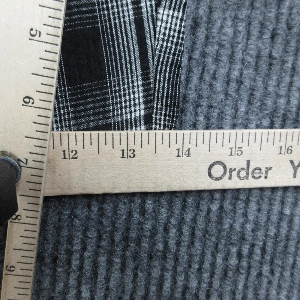 Aelfric Eden Pants Mens S Black Plaid Rayon Wide Relaxed Elastic 26x27* NWT